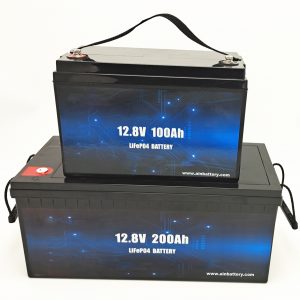 डीप साइकल LiFePO4 सोलर बैटरी 12V 100Ah / 200Ah गोल्फ कार्ट लिथियम आयन बैटरी