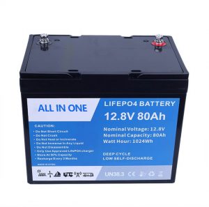 12.8V 80Ah रिचार्जेबल बैटरी बैटरी लिथियम आयन बैटरी