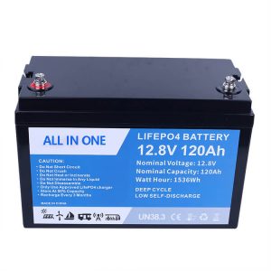 रिचार्जेबल बैटरी 12V 120Ah लिथियम आयन बैटरी