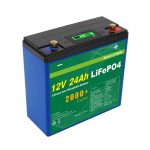 सोलर डीप साइकिल 24v 48v 24ah Lifepo4 बैटरी पैक UPS 12v 24ah बैटरी