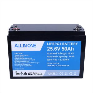 25.6V 100Ah लिथियम-आयन Lifepo4 बैटरी पैक रिचार्जेबल लिथियम आयन बैटरी