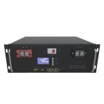 6000 चक्र 48V 100Ah 5Kwh RS48 LiFePo4 5U कैबिनेट के साथ सौर बैटरी